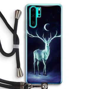 CaseCompany Nightbringer: Huawei P30 Pro Transparant Hoesje met koord