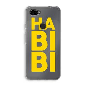 CaseCompany Habibi Majorelle : Google Pixel 3a Transparant Hoesje