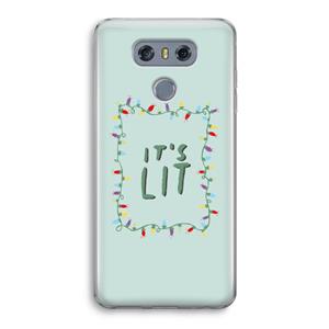 CaseCompany It's Lit: LG G6 Transparant Hoesje