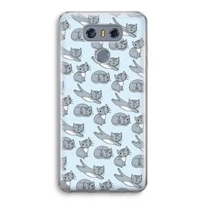 CaseCompany Poezen: LG G6 Transparant Hoesje