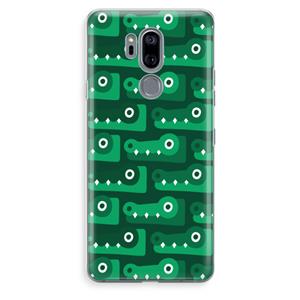 CaseCompany Crocs: LG G7 Thinq Transparant Hoesje