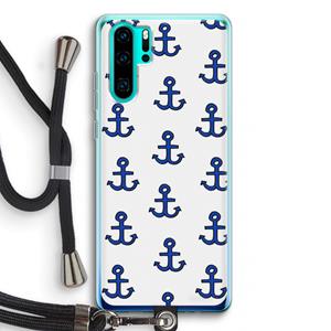 CaseCompany Ankers: Huawei P30 Pro Transparant Hoesje met koord