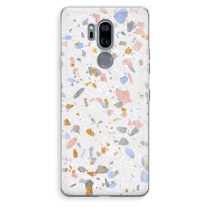 CaseCompany Terrazzo N°8: LG G7 Thinq Transparant Hoesje