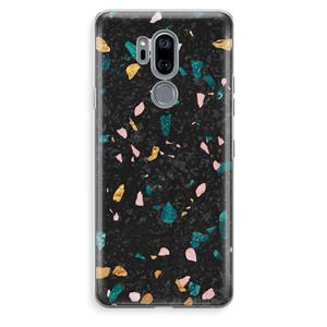 CaseCompany Terrazzo N°10: LG G7 Thinq Transparant Hoesje