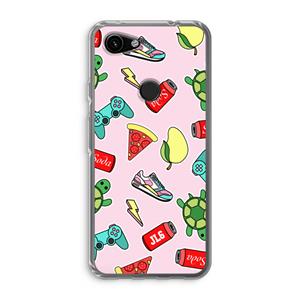 CaseCompany Things Jamie Loves: Google Pixel 3a Transparant Hoesje