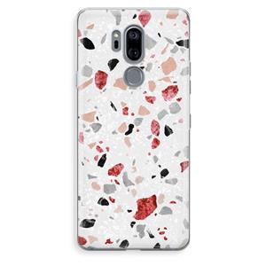 CaseCompany Terrazzo N°12: LG G7 Thinq Transparant Hoesje