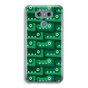 CaseCompany Crocs: LG G6 Transparant Hoesje