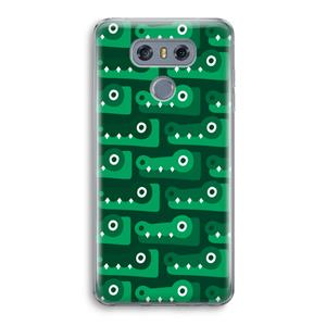 CaseCompany Crocs: LG G6 Transparant Hoesje