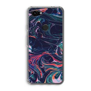 CaseCompany Light Years Beyond: Google Pixel 3a Transparant Hoesje