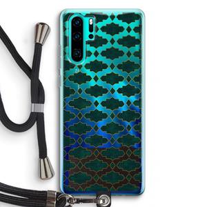 CaseCompany Moroccan tiles: Huawei P30 Pro Transparant Hoesje met koord