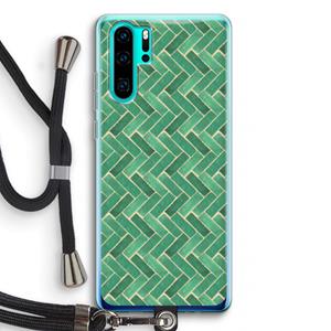 CaseCompany Moroccan tiles 2: Huawei P30 Pro Transparant Hoesje met koord