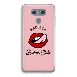 CaseCompany Badass Babes Club: LG G6 Transparant Hoesje