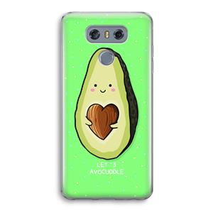 CaseCompany Avocuddle: LG G6 Transparant Hoesje