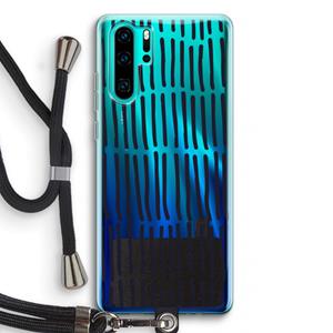 CaseCompany Moroccan stripes: Huawei P30 Pro Transparant Hoesje met koord