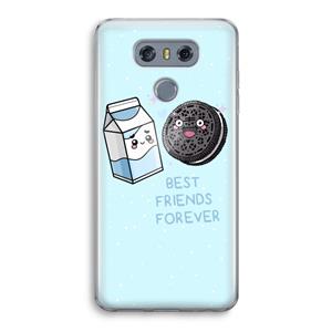 CaseCompany Best Friend Forever: LG G6 Transparant Hoesje