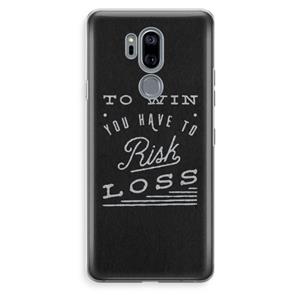 CaseCompany Risk loss: LG G7 Thinq Transparant Hoesje