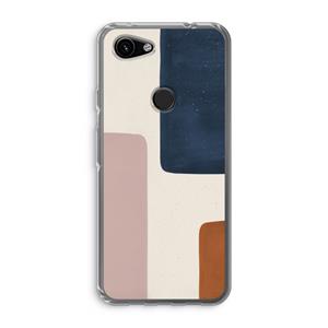 CaseCompany Geo #5: Google Pixel 3a Transparant Hoesje