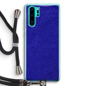 CaseCompany Majorelle Blue: Huawei P30 Pro Transparant Hoesje met koord