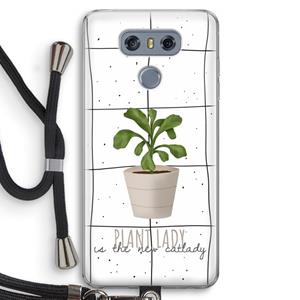 CaseCompany Kamerplant op vensterruit: LG G6 Transparant Hoesje met koord