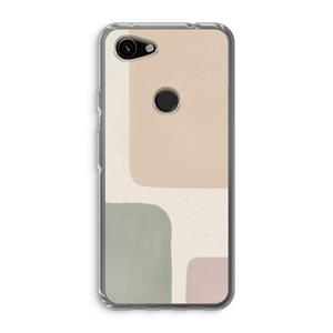 CaseCompany Geo #7: Google Pixel 3a Transparant Hoesje