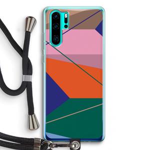 CaseCompany Gestalte 1: Huawei P30 Pro Transparant Hoesje met koord
