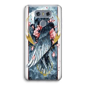 CaseCompany Golden Raven: LG G6 Transparant Hoesje