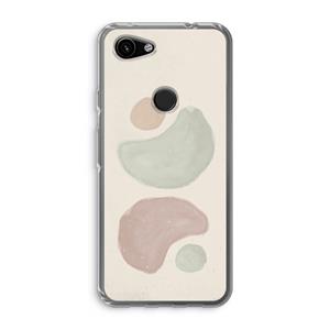 CaseCompany Geo #10: Google Pixel 3a Transparant Hoesje