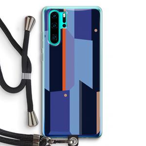 CaseCompany Gestalte 3: Huawei P30 Pro Transparant Hoesje met koord