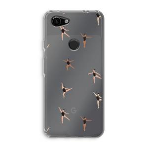 CaseCompany Dancing #1: Google Pixel 3a Transparant Hoesje