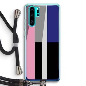 CaseCompany Gestalte 4: Huawei P30 Pro Transparant Hoesje met koord