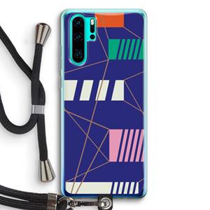 CaseCompany Gestalte 5: Huawei P30 Pro Transparant Hoesje met koord