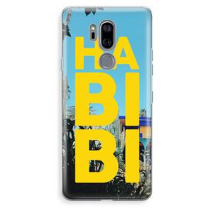CaseCompany Habibi Majorelle : LG G7 Thinq Transparant Hoesje