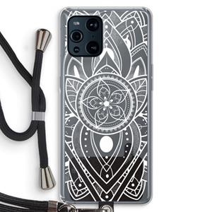 CaseCompany It's Complicated: Oppo Find X3 Pro Transparant Hoesje met koord