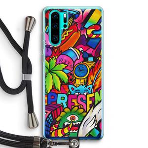 CaseCompany Represent: Huawei P30 Pro Transparant Hoesje met koord