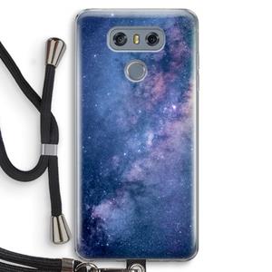 CaseCompany Nebula: LG G6 Transparant Hoesje met koord
