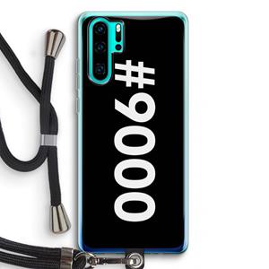 CaseCompany 9000: Huawei P30 Pro Transparant Hoesje met koord