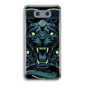 CaseCompany Cougar and Vipers: LG G6 Transparant Hoesje