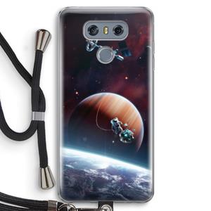 CaseCompany Examiner: LG G6 Transparant Hoesje met koord