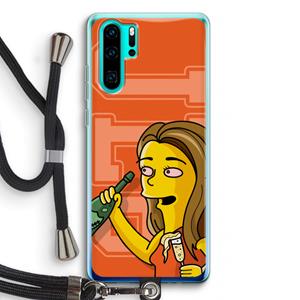 CaseCompany Jamie Lee Simpson: Huawei P30 Pro Transparant Hoesje met koord