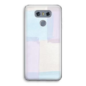 CaseCompany Square pastel: LG G6 Transparant Hoesje