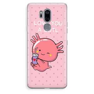 CaseCompany Love You A Lotl: LG G7 Thinq Transparant Hoesje