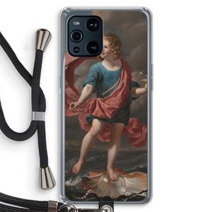 CaseCompany Soap Bubbles: Oppo Find X3 Pro Transparant Hoesje met koord