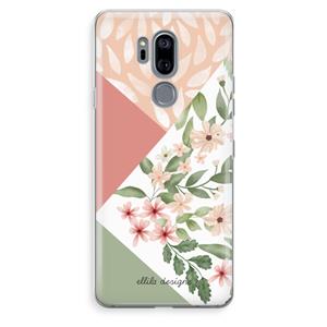 CaseCompany Sweet heaven geometrics: LG G7 Thinq Transparant Hoesje