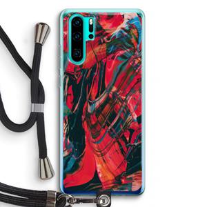CaseCompany Endless Descent: Huawei P30 Pro Transparant Hoesje met koord