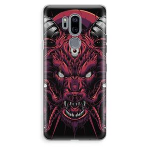 CaseCompany Hell Hound and Serpents: LG G7 Thinq Transparant Hoesje