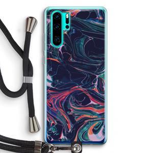 CaseCompany Light Years Beyond: Huawei P30 Pro Transparant Hoesje met koord