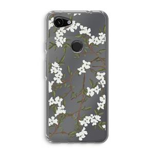 CaseCompany Blossoming spring: Google Pixel 3a Transparant Hoesje
