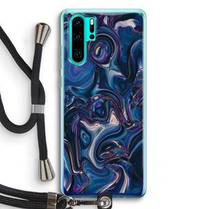 CaseCompany Mirrored Mirage: Huawei P30 Pro Transparant Hoesje met koord