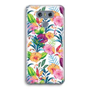 CaseCompany Tropisch 2: LG G6 Transparant Hoesje