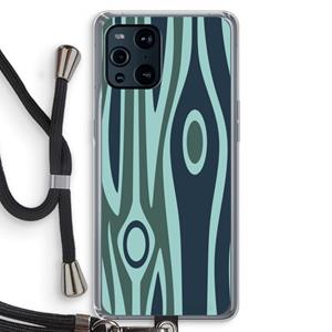 CaseCompany Bast B: Oppo Find X3 Pro Transparant Hoesje met koord